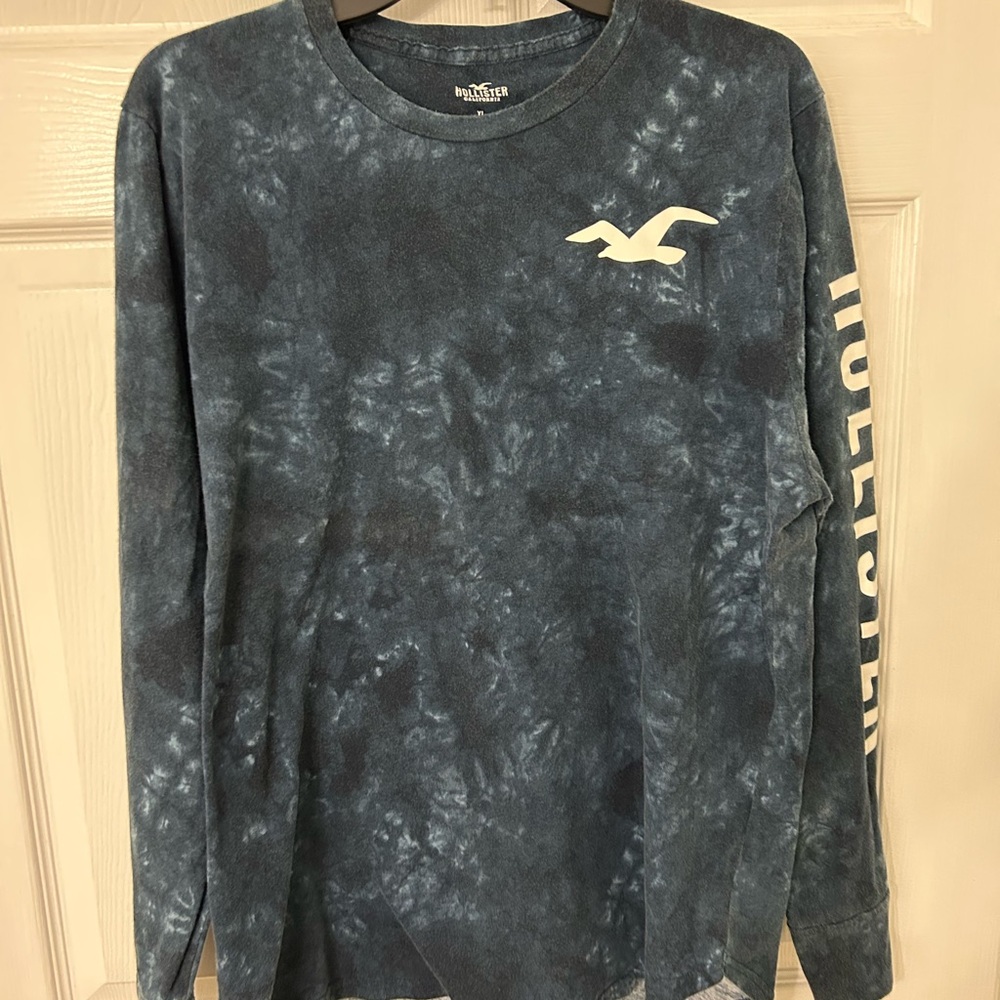 Mens Hollister XL Navy Blue Longsleeve Shirt